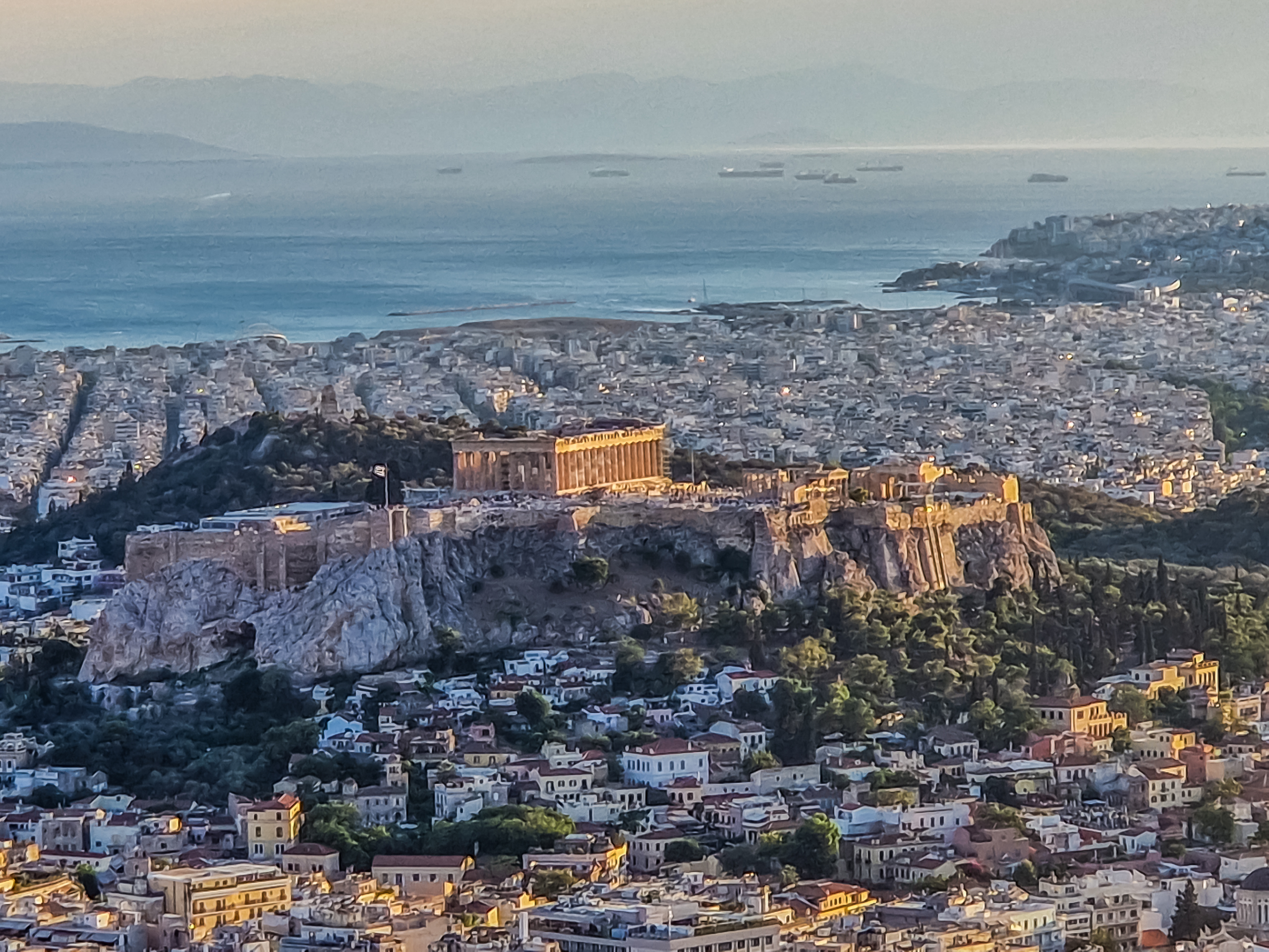 ATHENS FROM LYCABETTUS HILL, Athens, Greece